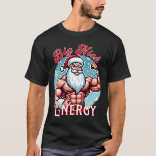 Santa's Swole Patrol Big Nick Energy's Roligt Chri T Shirt