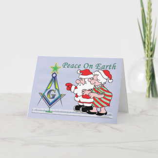 Santa's Träd Helgkort