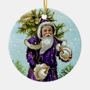 Santa's Träd Julgransprydnad Keramik