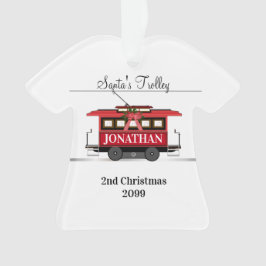 Santa's Trolley numrerad Shirt-julprydnad