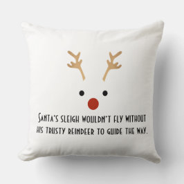 Santa's Trusty reindeer Minimum Kudde