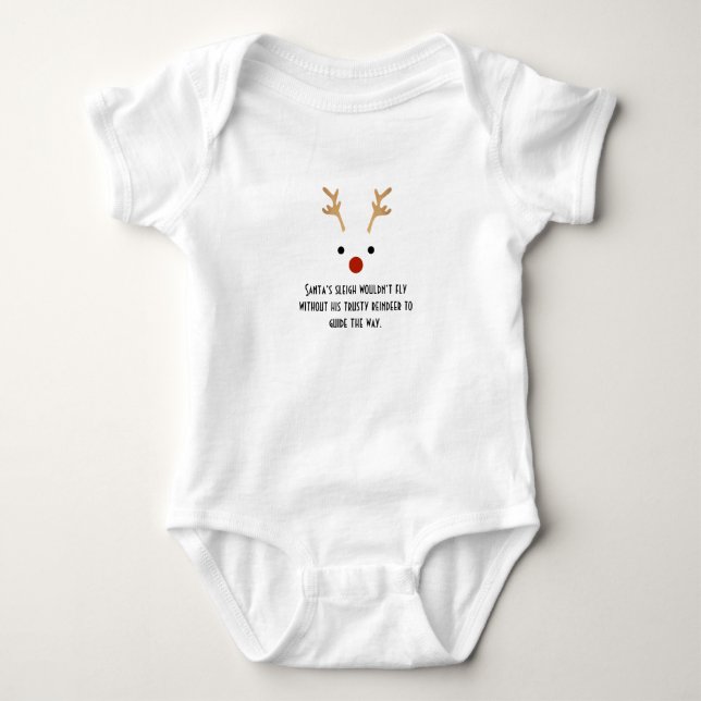 Santa's Trusty reindeer Minimum T Shirt (Framsida)