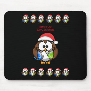 Santa's Uggla Mouse Pad Musmatta