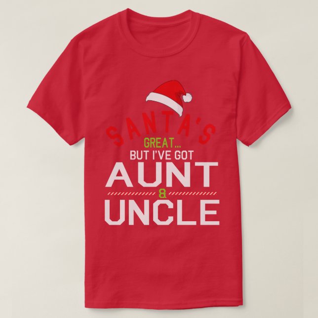 Santas Underbar men Ive Har Moster farbror Merry C T Shirt (Design framsida)