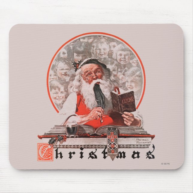Santas uppta som omkostnad musmatta (Framsidan)