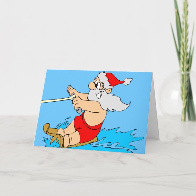 Santa's Vacation Helgkort (Framsida)