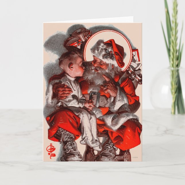 Santas varv helgkort (Framsida)