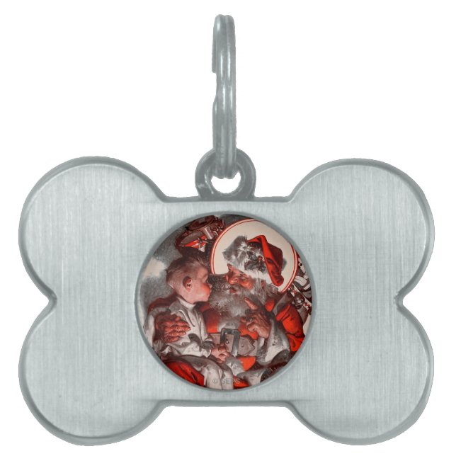 Santas varv ID-bricka husdjur (Framsidan)