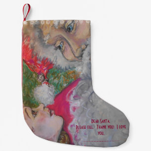 Santas varvstrumpa liten julstrumpa