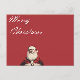 Santa's Vintage Greetings Postcard Vykort