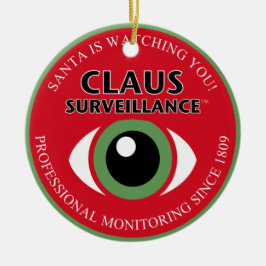 Santa's Watching Julgransprydnad Keramik