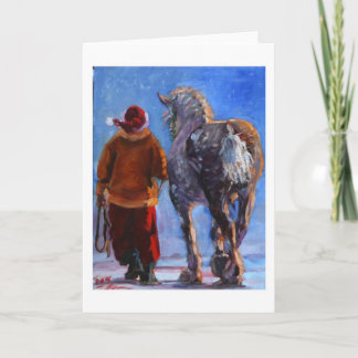 Santa's Wheeler by S. Fuess Helgkort