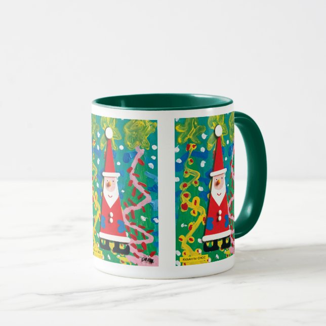 Santa's Winter Wonderland - Kids Art for CHOC Mugg (Framsida höger)