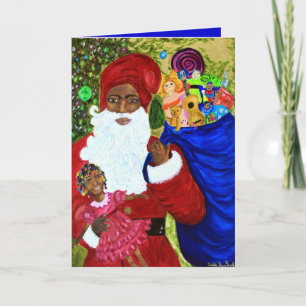 "Santa's Wish" av Debbie Davidsohn - Julafton Card Helgkort