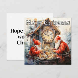 Santa's Workshop   Glad helg Julkort