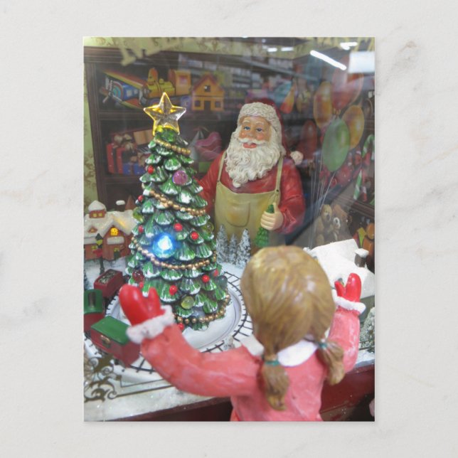 Santa's Workshop Helg Vykort (Framsida)