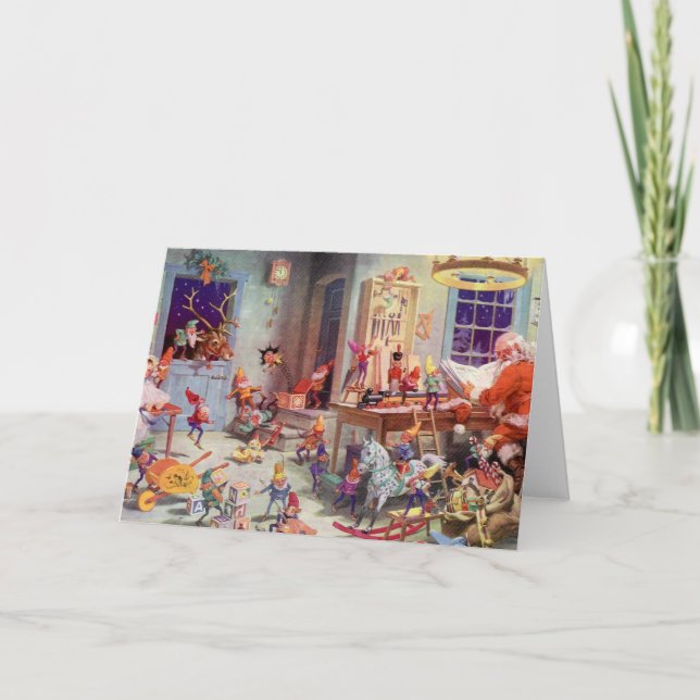 Santas Workshop Helgkort (Framsida)