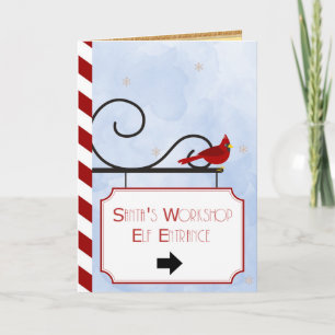 Santa's Workshop Julkort Helgkort