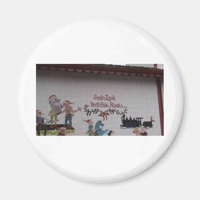 Santa's Workshop Magnet (Framsidan)
