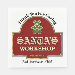 Santa's Workshop Napkins Pappersservett