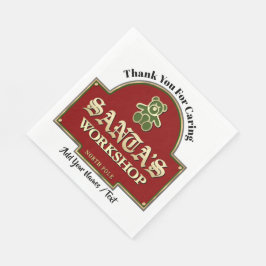 Santa's Workshop Napkins Pappersservett