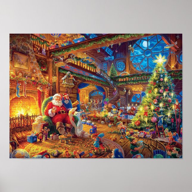 Santa's Workshop Poster (Framsidan)