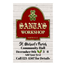 Santa's Workshop Poster
