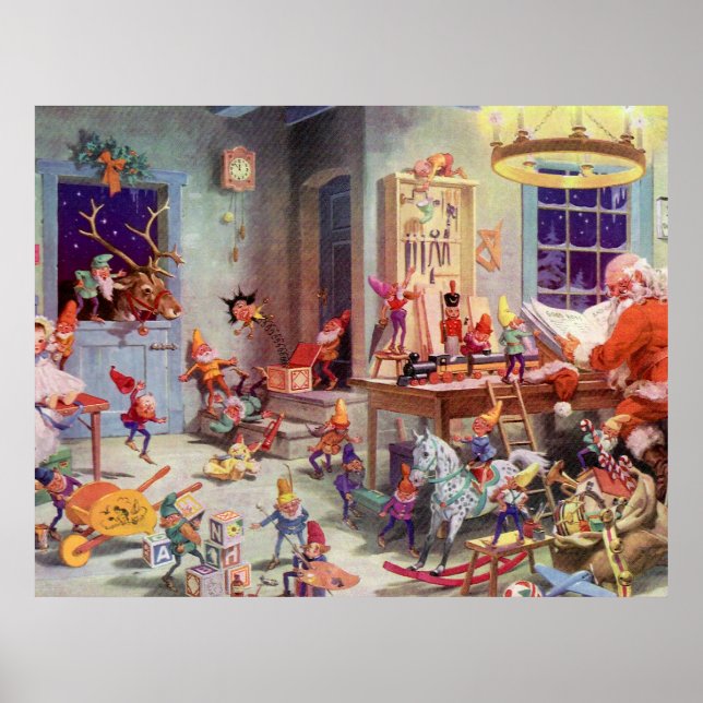 Santas Workshop Poster (Framsidan)