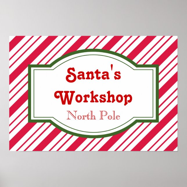 Santa's Workshop Poster (Framsidan)