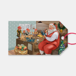 Santa's Workshop Presentetikett