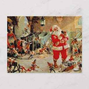 Santa's Workshop Vykort