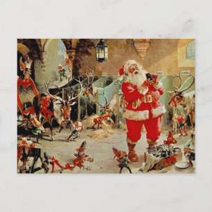 Santa's Workshop Vykort