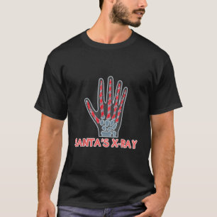 Santas XRay Candy cane Helgdag jul Radiolog T Shirt