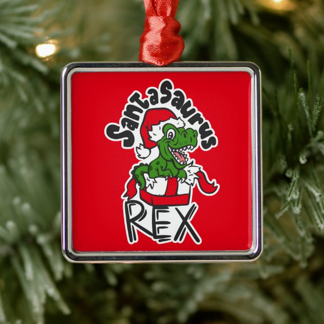 Santasaurus Rex Julgransprydnad Metall (Träd)
