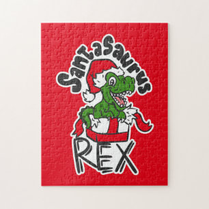 Santasaurus Rex Pussel