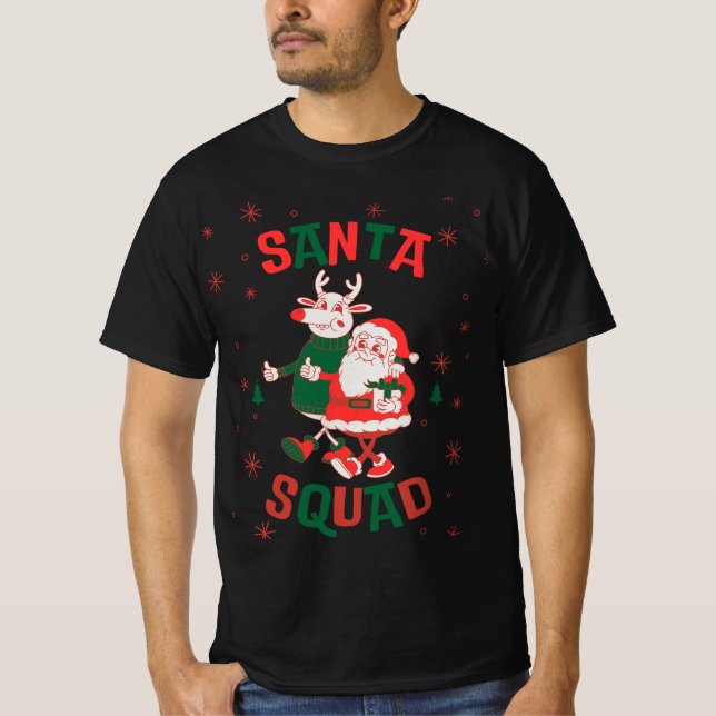 Santasquad Goals T Shirt (Framsida)