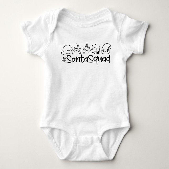 SantaSquad Julbaby T Shirt (Framsida)