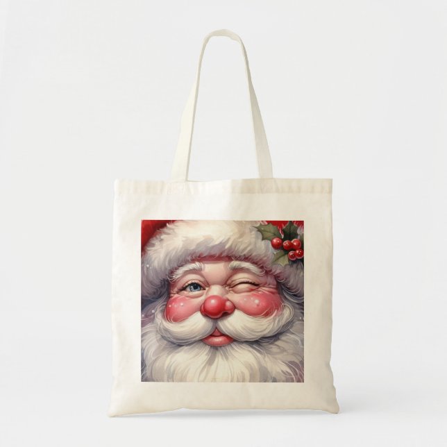 SantaTote Bag Tygkasse (Framsidan)