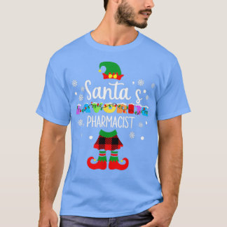 Santax27s Fav Pharmacist Funny jul Elf T Shirt