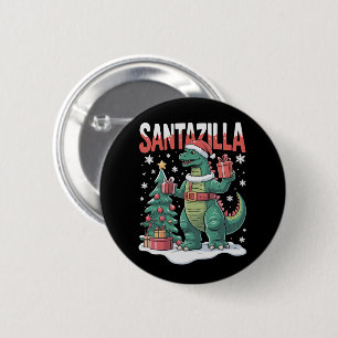 Santazilla japansk monster Kaiju juldinosaur Knapp