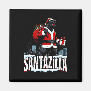 Santazilla Kaiju Santa jul japanska monster Magnet