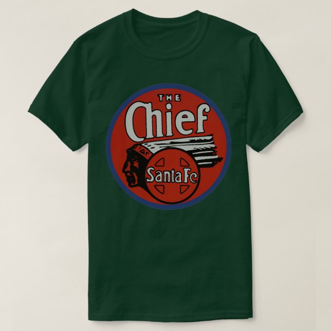 Sante Fe Railroad, chef T Shirt (Design framsida)