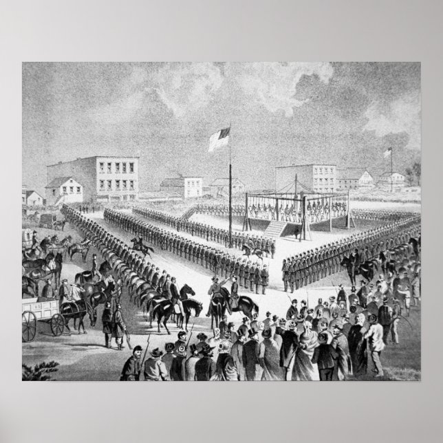 Santee Sioux-upproret, Mankato, Minnesota, 186 Poster (Framsidan)