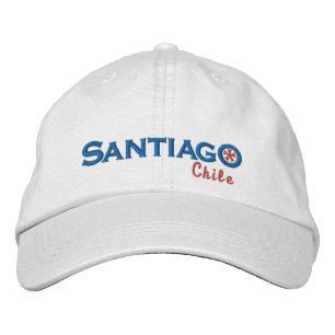 Santiago - Chile Broderad Basebollmössa Keps