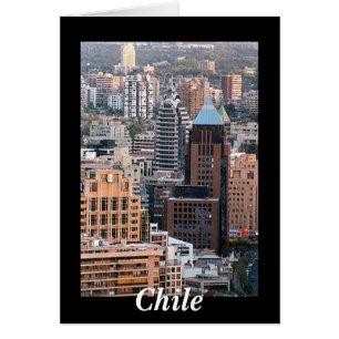 Santiago, Chile Hälsningskort