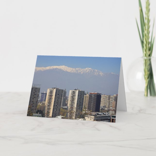 Santiago, Chile Kort (Framsida)