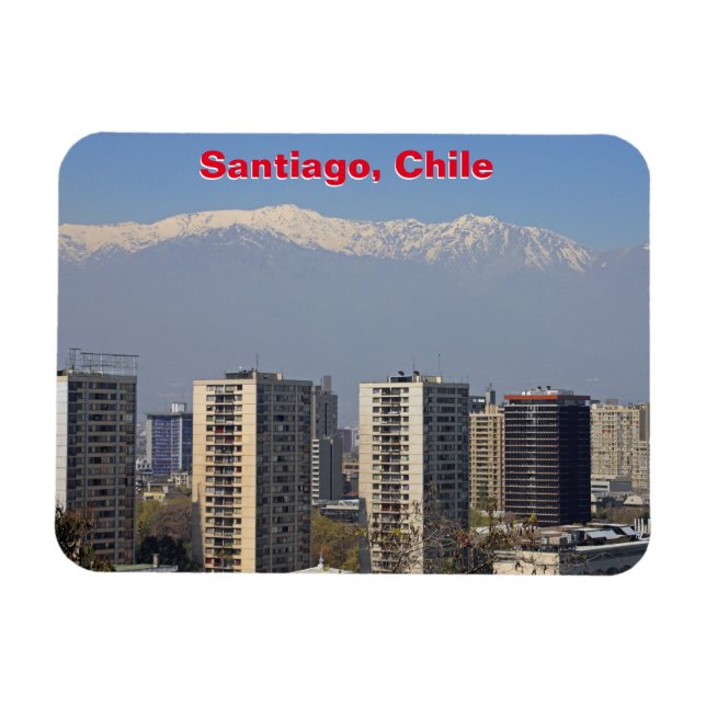 Santiago, Chile Magnet (Horisontell)