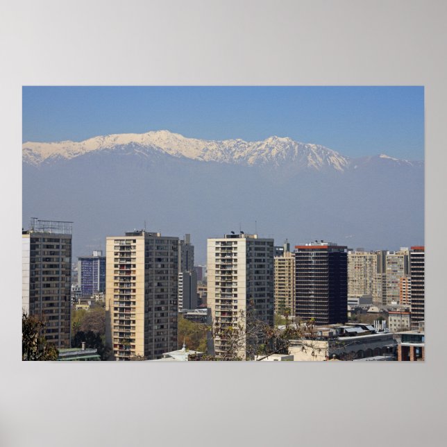 Santiago, Chile Poster (Framsidan)