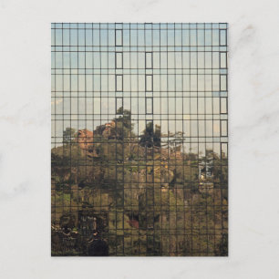 Santiago, Chile-reflektion Vykort
