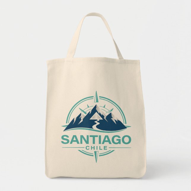 Santiago Chile Sydamerika Tygkasse (Framsidan)